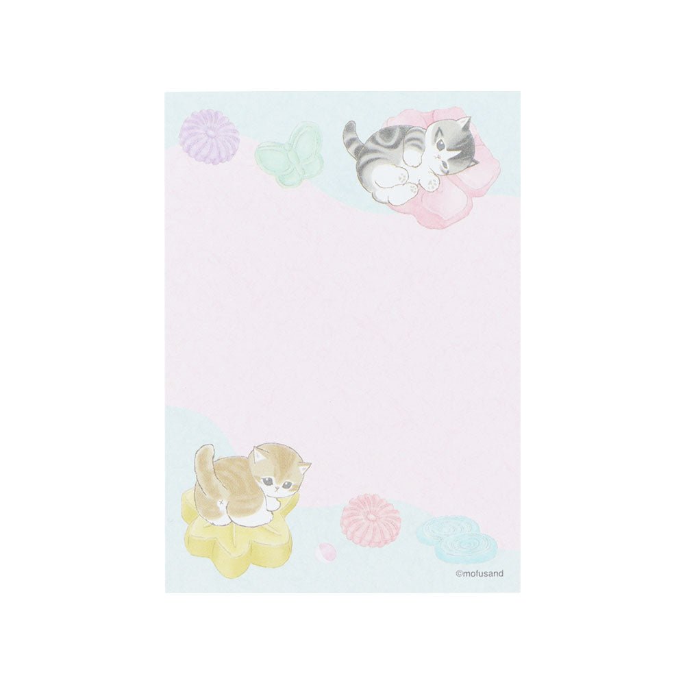 [WASANBON LEAF] "Mofusand Japanese Snacks" Mini Memo - Rosey’s Kawaii Shop
