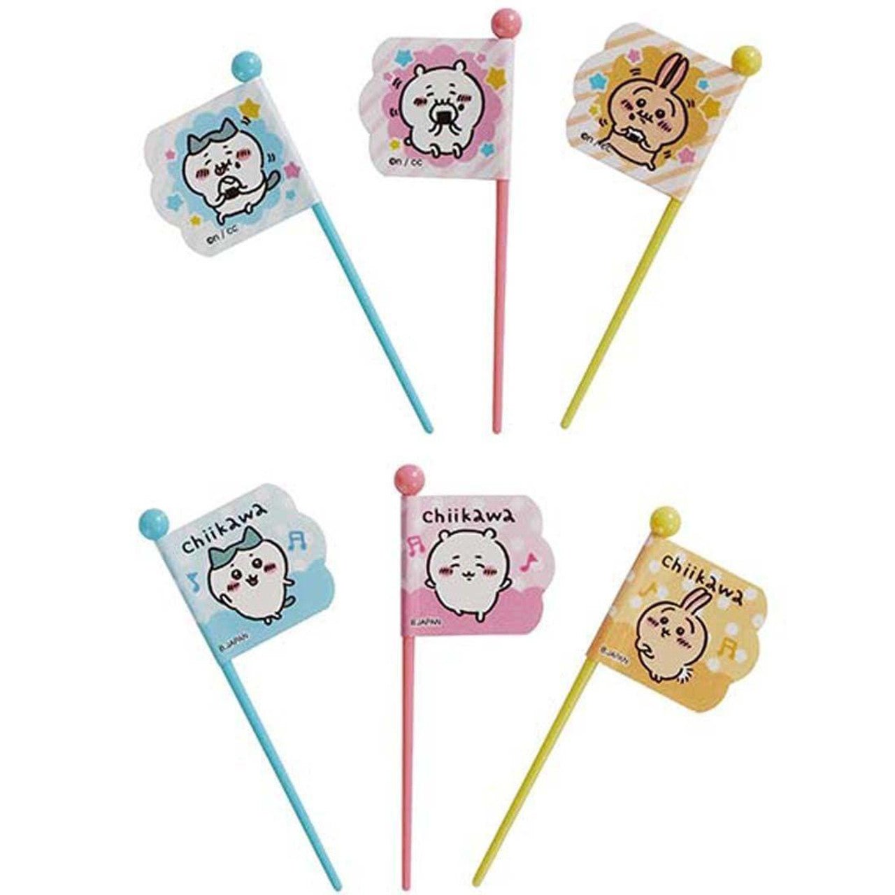 [WHITE] "Chiikawa" Food Picks - Rosey’s Kawaii Shop