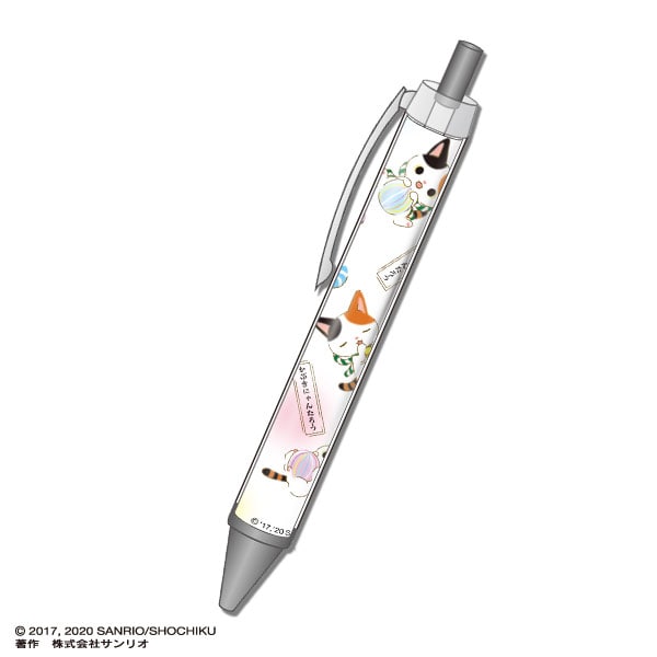 [WHITE] "Kabukinyantaro" Ballpoint Pen - Rosey’s Kawaii Shop