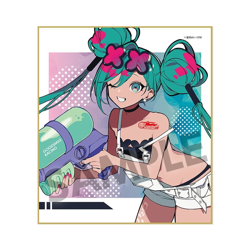 [WHITE] "Racing Miku 2025" Shikishi Art Board - Rosey’s Kawaii Shop