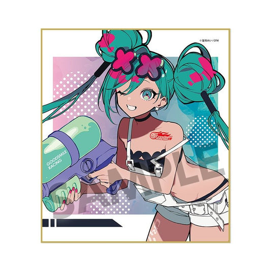 [WHITE] "Racing Miku 2025" Shikishi Art Board - Rosey’s Kawaii Shop