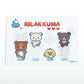 [WHITE] "Rilakkuma Gaming Series" Lenticular Sticker - Rosey’s Kawaii Shop