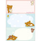 [WHITE] "Rilakkuma Stay With Me" A6 Memo - Rosey’s Kawaii Shop