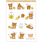 [WHITE] "Rilakkuma Stay With Me" A6 Memo - Rosey’s Kawaii Shop