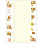 [WHITE] "Rilakkuma Stay With Me" A6 Memo - Rosey’s Kawaii Shop