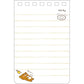 [WHITE] "Rilakkuma Stay With Me" Spiral Memo - Rosey’s Kawaii Shop