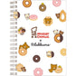 [WHITE] "Rilakkuma x Mister Donut" B6 Notebook - Rosey’s Kawaii Shop
