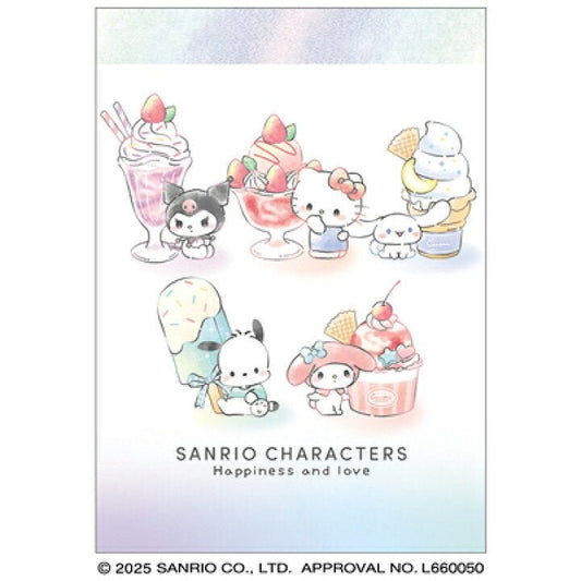 [WHITE] "Sanrio Chimachima Sweets" Mini Memo - Rosey’s Kawaii Shop