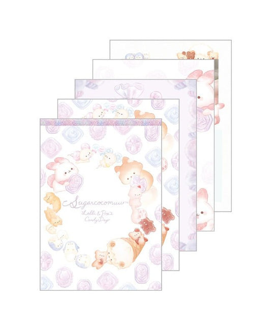 [WHITE] "Sugarcocomuu Lolli & Pop Candy Day" A6 Memo Pad - Rosey’s Kawaii Shop