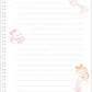 [WHITE] "Sugarcocomuu Lolli & Pop Candy Day" B6 Notebook - Rosey’s Kawaii Shop