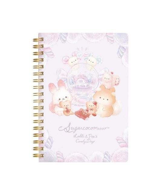 [WHITE] "Sugarcocomuu Lolli & Pop Candy Day" B6 Notebook - Rosey’s Kawaii Shop
