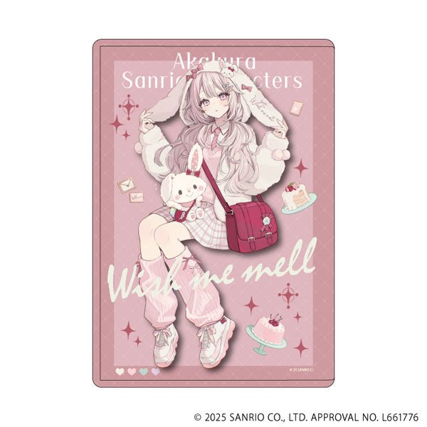 [WISH ME MELL] "Akakura x Sanrio" Chara Clear Case - Rosey’s Kawaii Shop