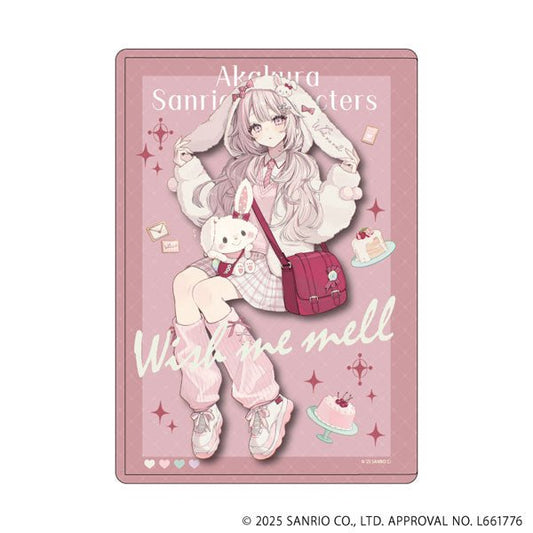 [WISH ME MELL] "Akakura x Sanrio" Chara Clear Case - Rosey’s Kawaii Shop