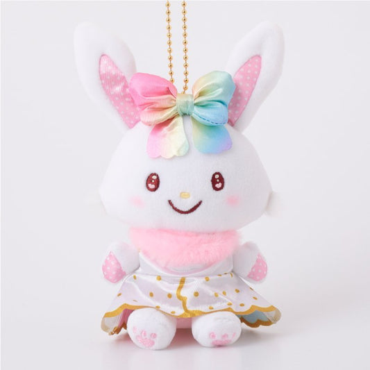 [WISH ME MELL RAINBOW] "Ichigo Shinbun 50th Anniversary x Munyugurumi Patio POPUP STORE" Plush Keychain - Rosey’s Kawaii Shop