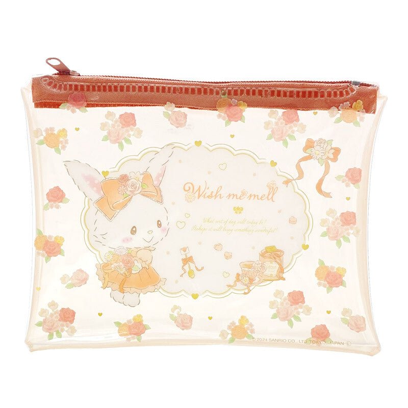 [WISH ME MELL] "Sanrio Flower Tea Time" PVC Pouch - Rosey’s Kawaii Shop