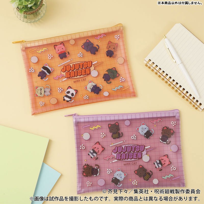 "WithCAT Jujutsu Kaisen 2nd Season" Clear Pouch - Rosey’s Kawaii Shop