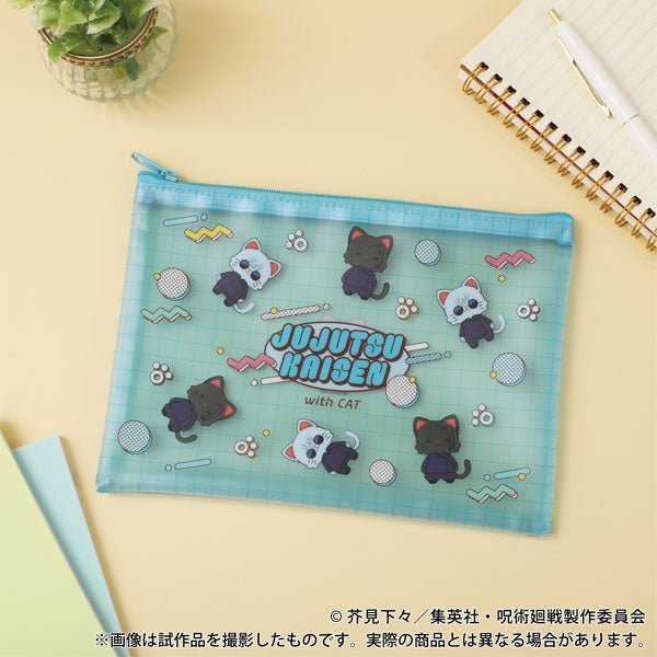 "WithCAT Jujutsu Kaisen 2nd Season" Clear Pouch - Rosey’s Kawaii Shop