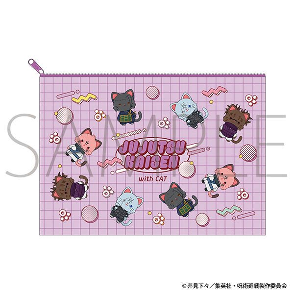 "WithCAT Jujutsu Kaisen 2nd Season" Clear Pouch - Rosey’s Kawaii Shop