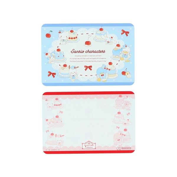 [BLUE CHERRY] "Sanrio Characters Strawberry & Cherry Cake" Mini Letter Set