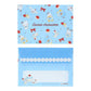 [BLUE CHERRY] "Sanrio Characters Strawberry & Cherry Cake" Mini Letter Set