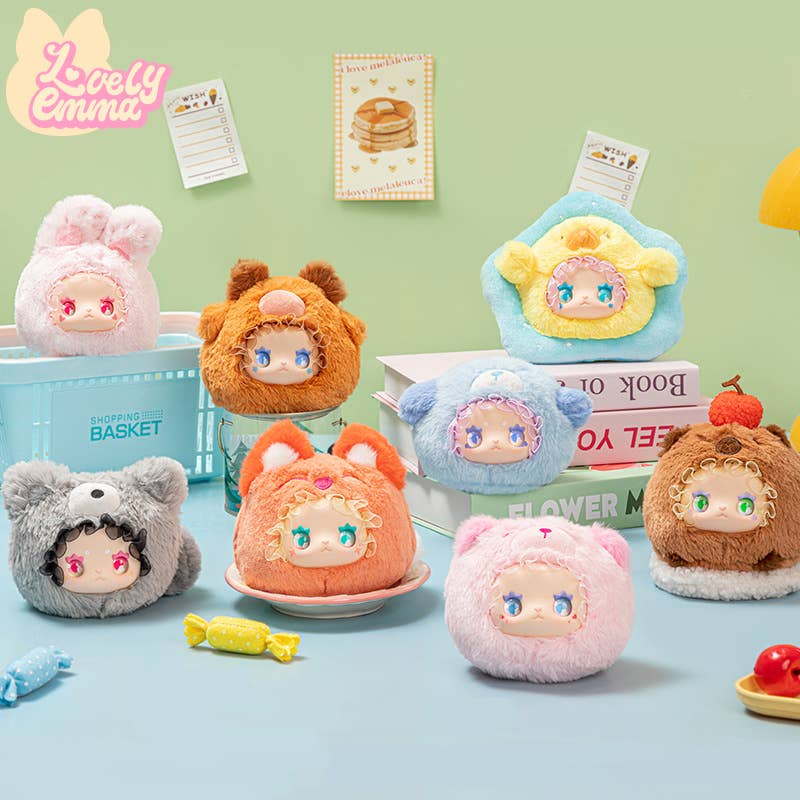"Yanchuang Lovely Emma's Rua Rua Zoo Series Vinyl Face Plush Keychain" Blind Box - Rosey’s Kawaii Shop