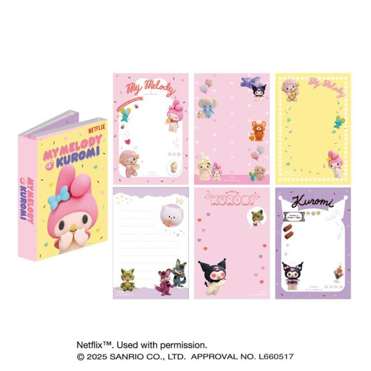 [YELLOW] "My Melody & Kuromi Netflix Series" Patapata Memo - Rosey’s Kawaii Shop