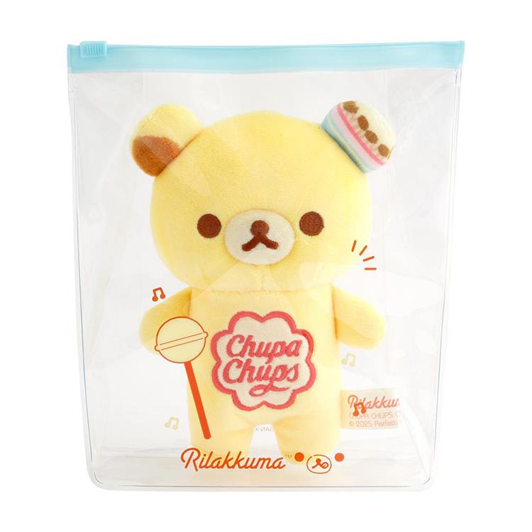[YELLOW] "Rilakkuma x Chupa Chups" Plush In Bag - Rosey’s Kawaii Shop