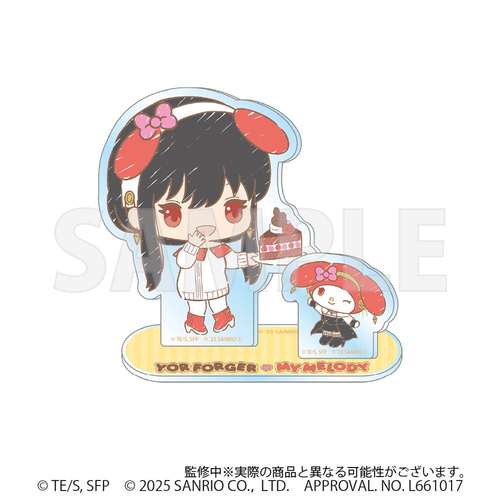 [YOR / MY MELODY] "SPY x FAMILY x Sanrio" Acrylic Stand - Rosey’s Kawaii Shop