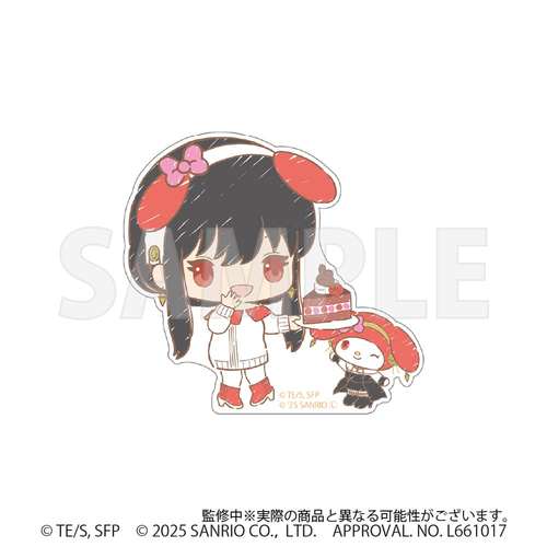 [YOR / MY MELODY] "SPY x FAMILY x Sanrio" Die - cut Sticker - Rosey’s Kawaii Shop