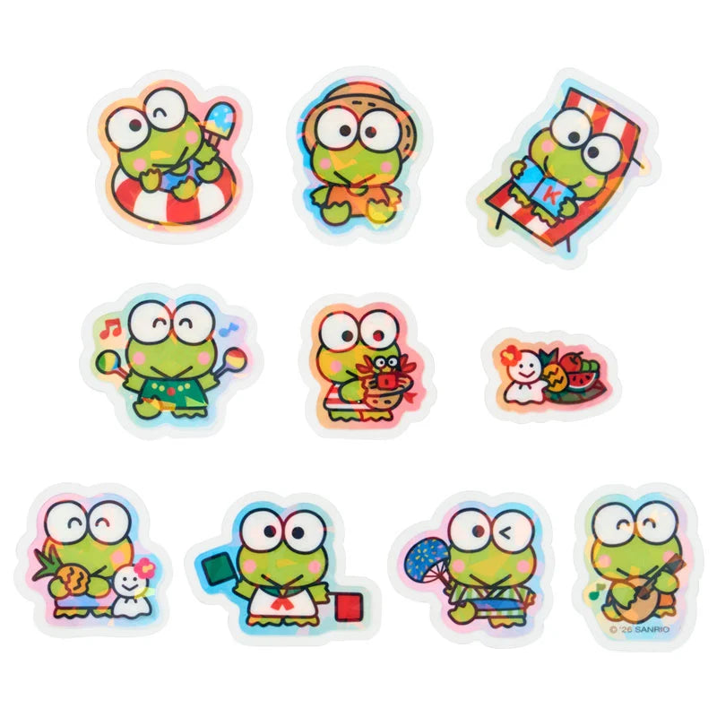 [KEROPPI] "Sanrio Summer" Sticker Flakes