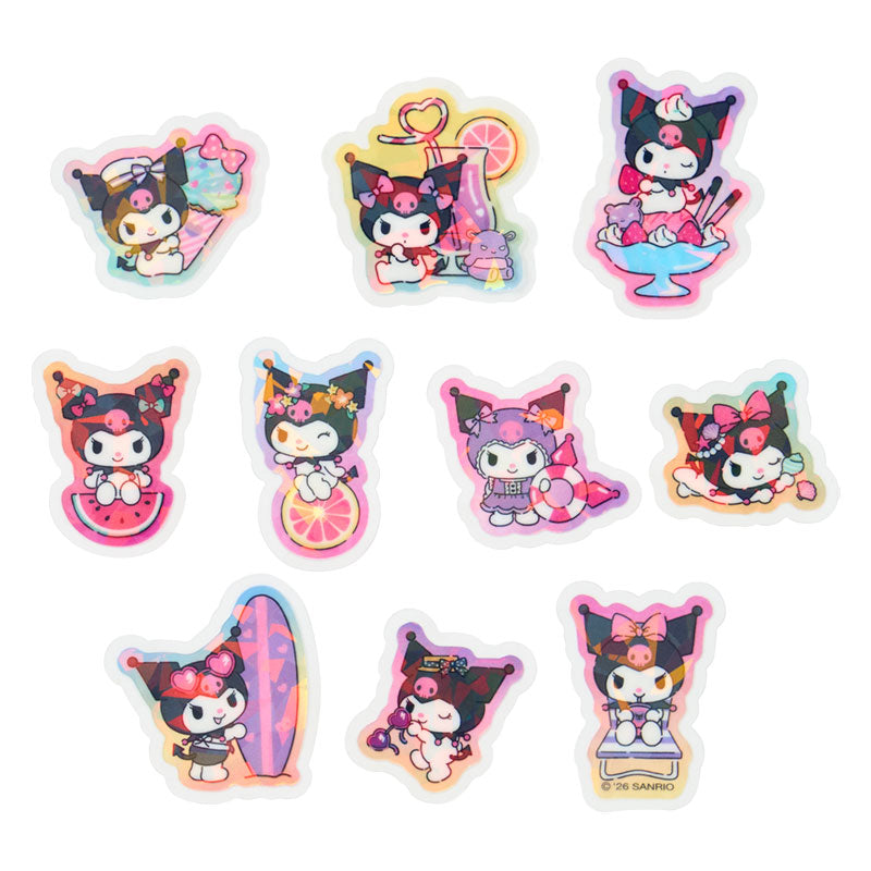 [KUROMI] "Sanrio Summer" Sticker Flakes