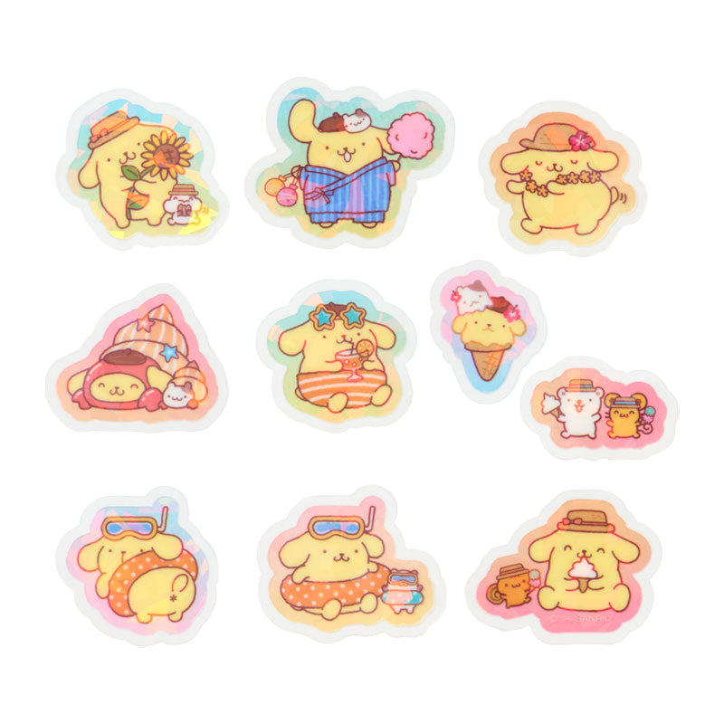 [POMPOMPURIN] "Sanrio Summer" Sticker Flakes