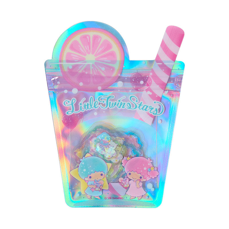 [LITTLE TWIN STARS] "Sanrio Summer" Sticker Flakes