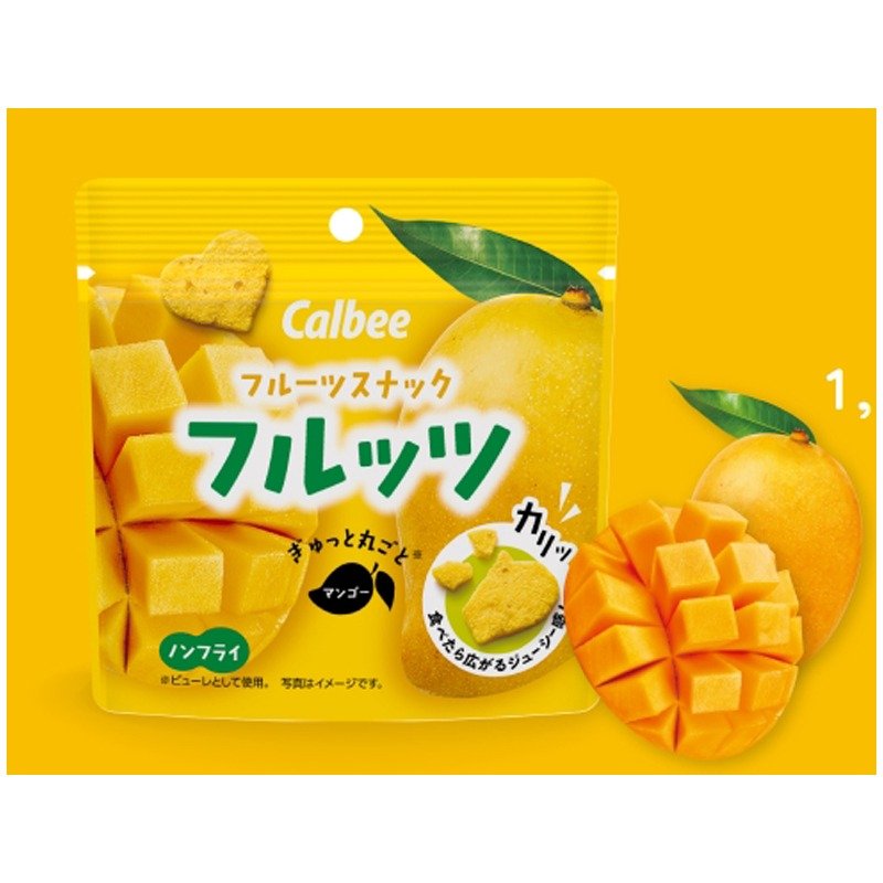 CALBEE Non-Fried Fruits Snack "Mango" - Rosey’s Kawaii Shop