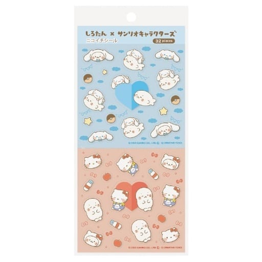 [Cinnamoroll & Hello Kitty] "Sirotan x Sanrio" Sticker Sheet - Rosey’s Kawaii Shop