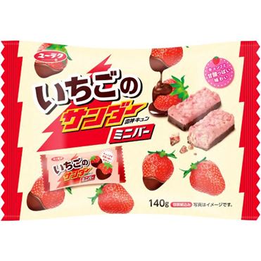 *FULL BAG* YURAKA Thunder Chocolate Bar - "STRAWBERRY" - Rosey’s Kawaii Shop