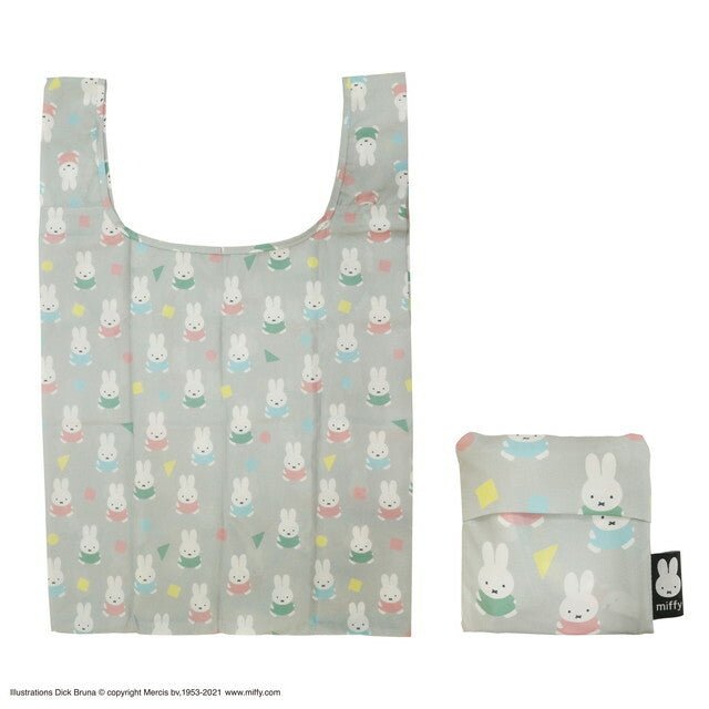 [GRAY] "Miffy" Eco Bag - Rosey’s Kawaii Shop