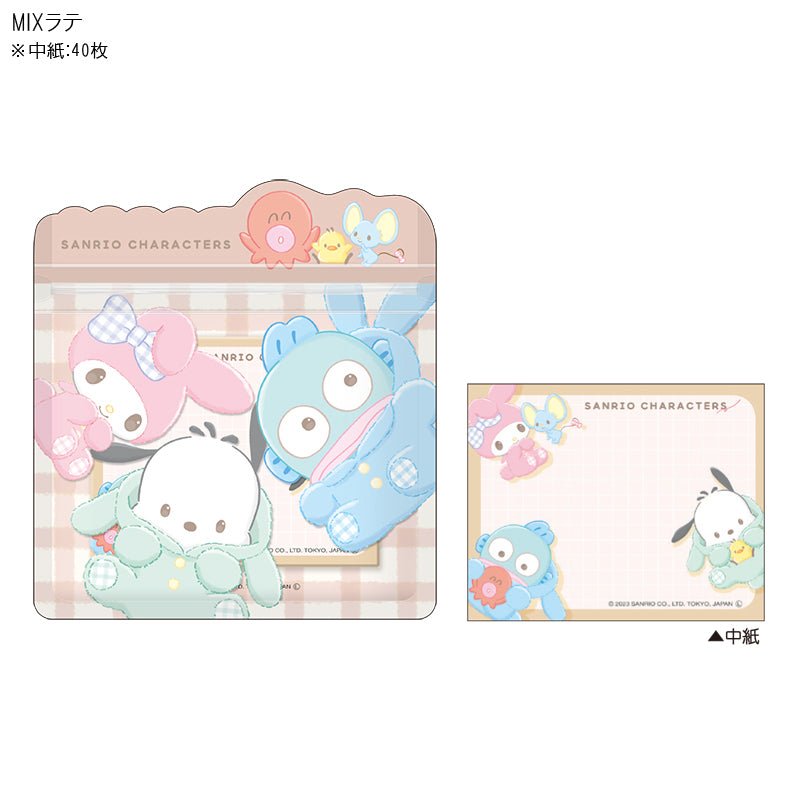 [LATTE] Sanrio "Bunny Kigurumi" Memo & Pouch - Rosey’s Kawaii Shop