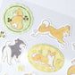 "YUFUMI Clover Shiba Inu" Sticker Sheet - Rosey’s Kawaii Shop